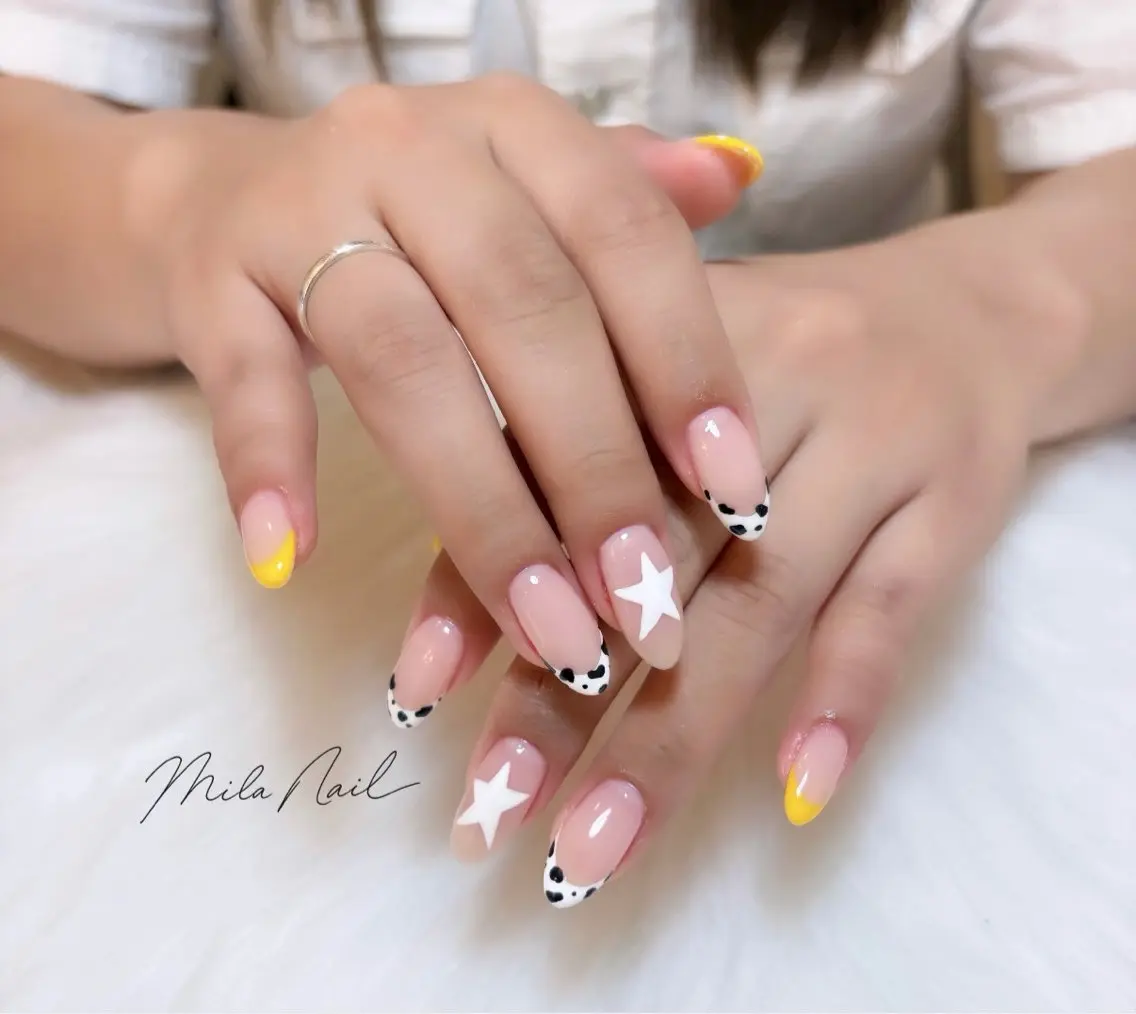 ネイル アートネイル 持ち込み シンプルネイル ハンドネイル Mila Nail🐈のネイルデザイン