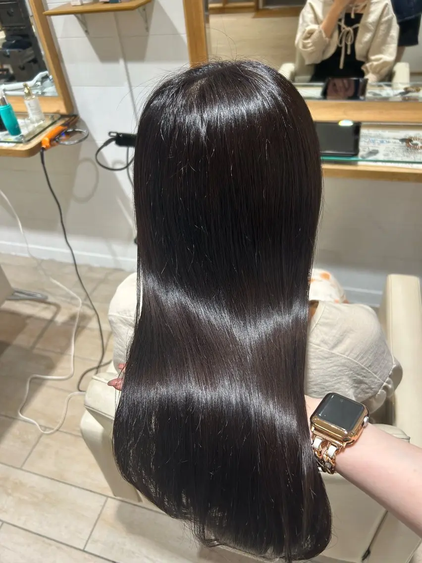 ロング カラー 透明感カラー Kurumi 🩰カットモデル募集のヘアスタイル
