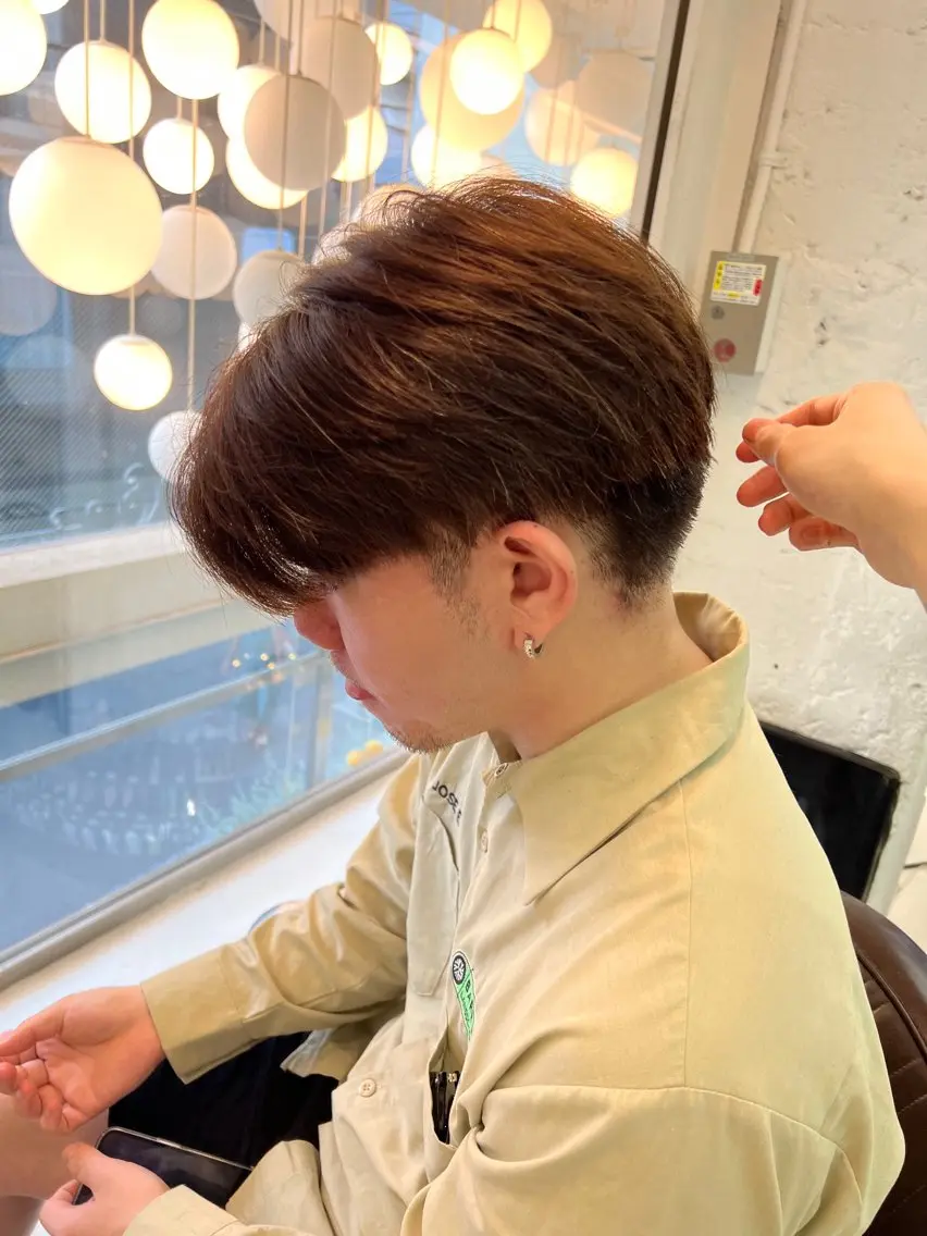 メンズ センターパート 野崎 海翔のヘアスタイル