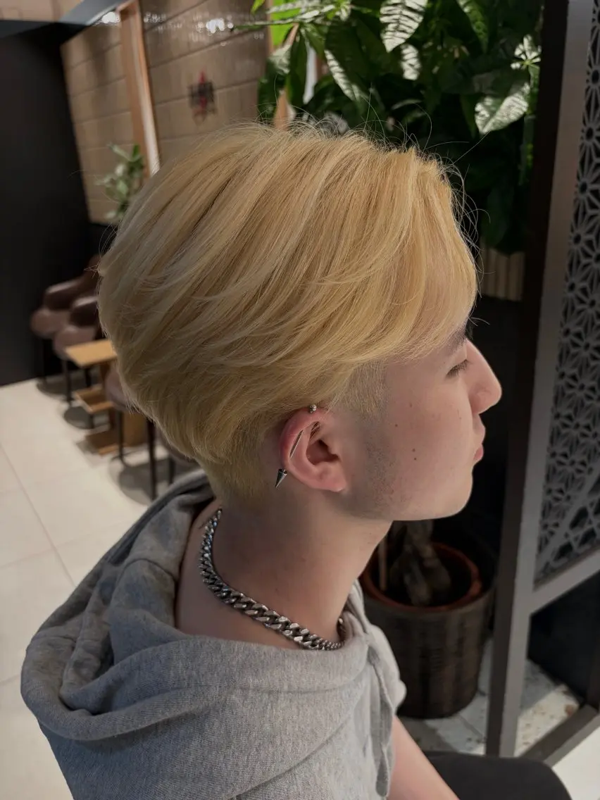 ショート カラー メンズ ヘアカラー ショートスタイル/ マサキ✂️のヘアスタイル