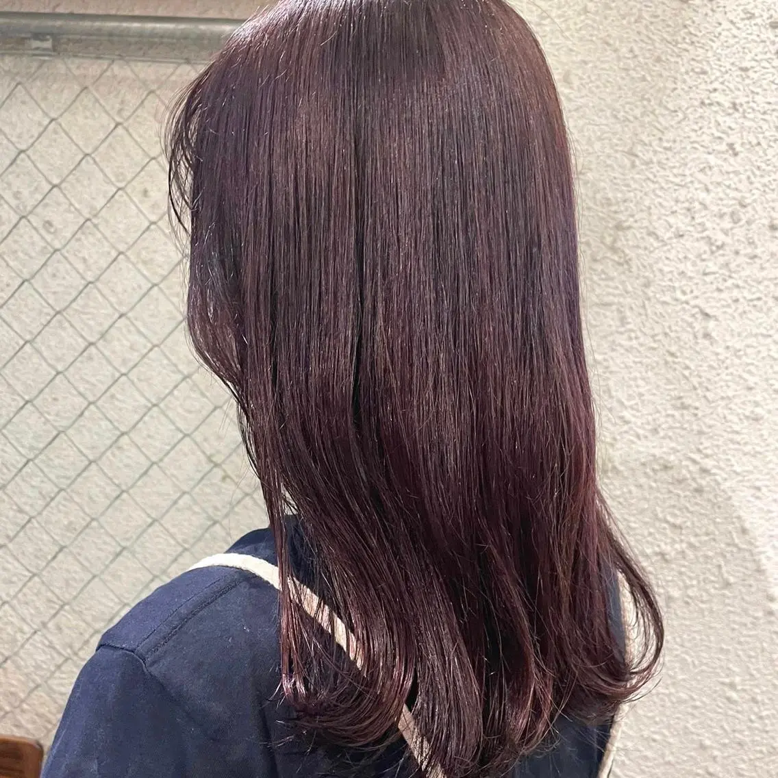セミロング カラー ヘアアレンジ ラベンダーカラー カット ヘアカラー トリートメント ヘッドスパ ヘアセット 押切 響　のヘアスタイル