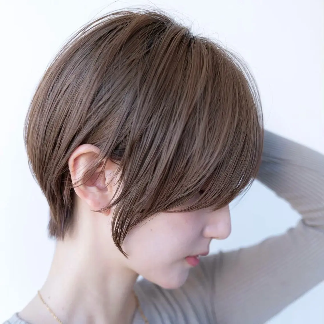 ショート カラー 切りっぱなしボブ ショートボブ 丸みショート ボブ くびれヘア カット ヘアカラー トリートメント 【渋谷】ボブ・ レイヤーボブ特化✂︎のヘアスタイル