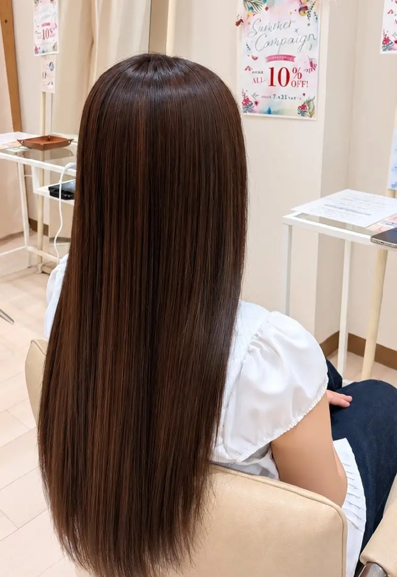 ロング ロング 深田 和瑛のヘアスタイル