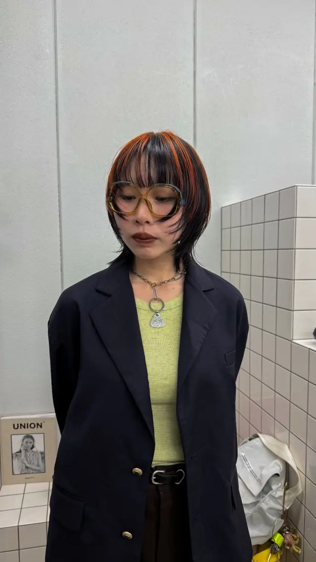 ショート カラー カット ヘアカラー トリートメント 関 京磨のヘアスタイル