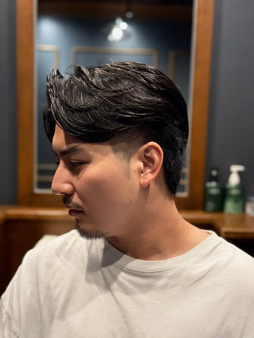 メンズ 刈り上げ 津家田 朋加のヘアスタイル