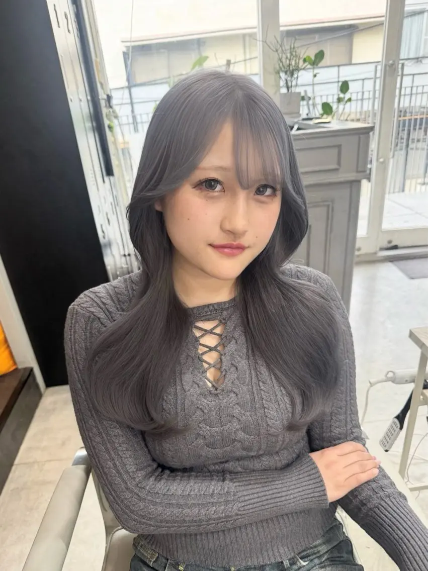 【⛓️2回目以降の方⛓️】カット➕ブリーチ➕カラー➕外部補修トリートメントの写真