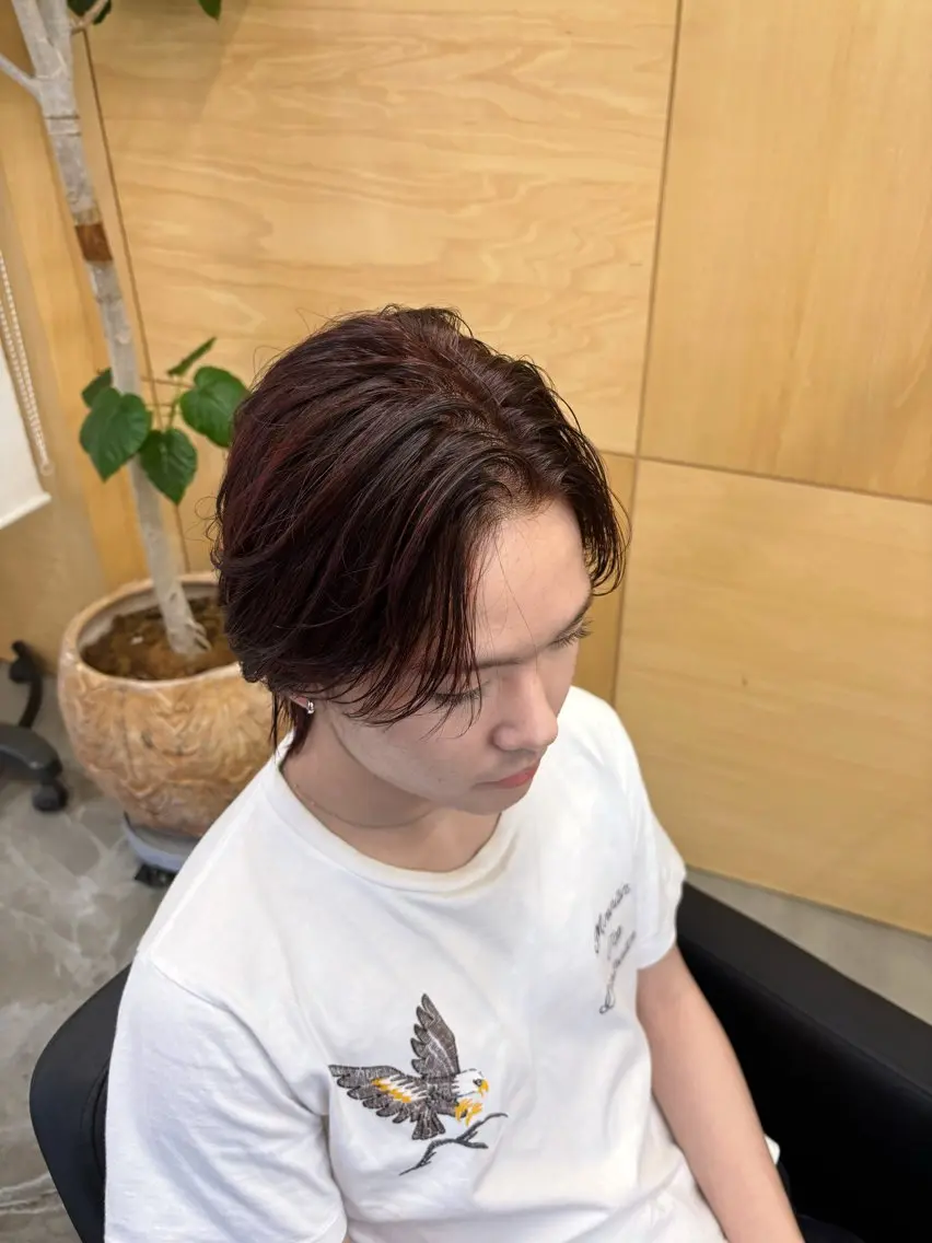ショート メンズ ヘアカラー Robe Nozomuのヘアスタイル