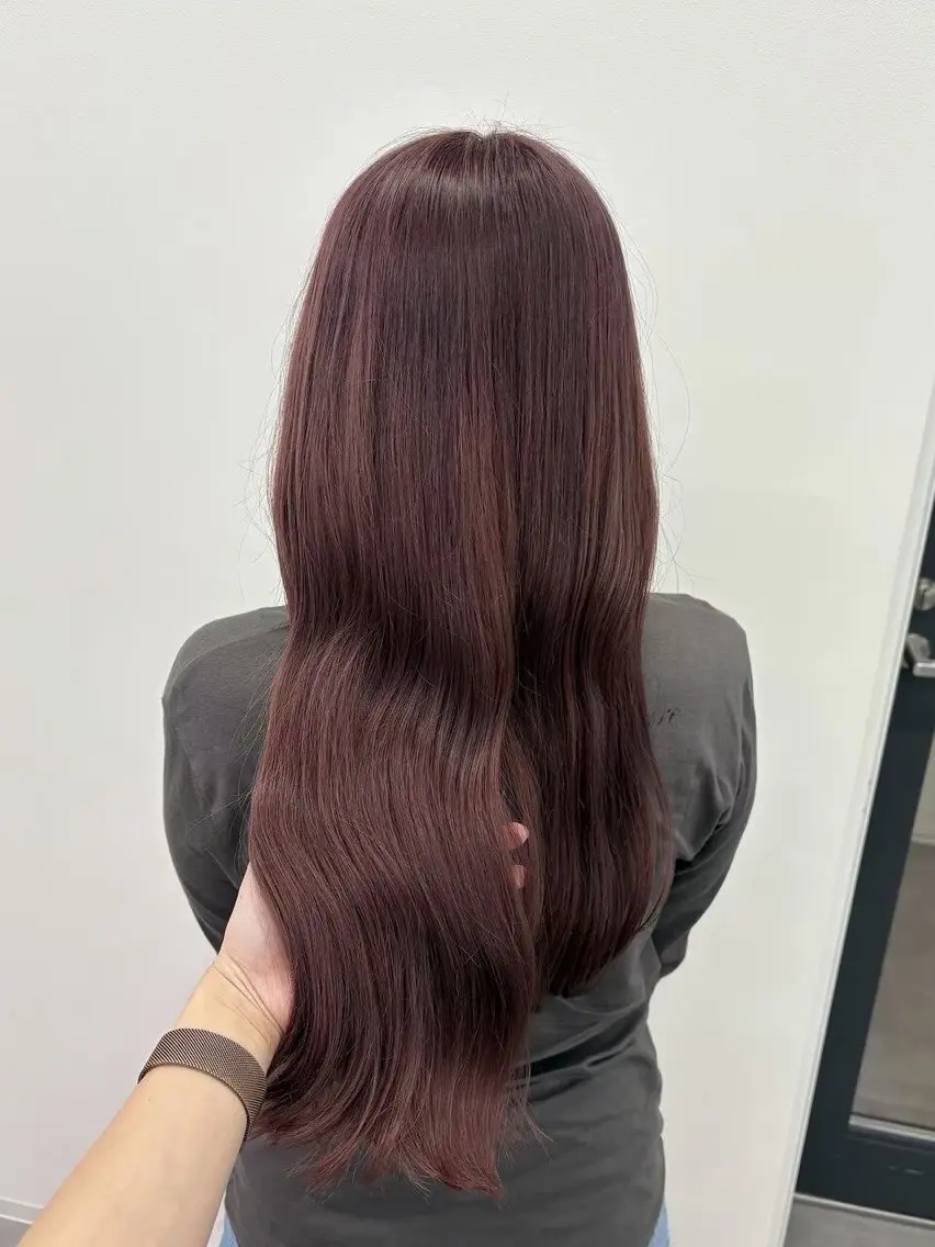 ロング カラー ヘアアレンジ ヘアカラー 🫧ナチュラル矯正 /カラー🫧あやりのヘアスタイル