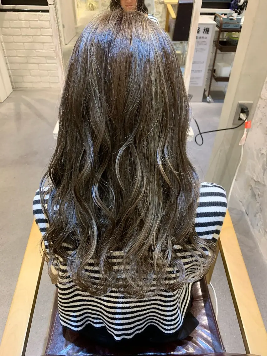 ロング カラー 塚本 昂のヘアスタイル