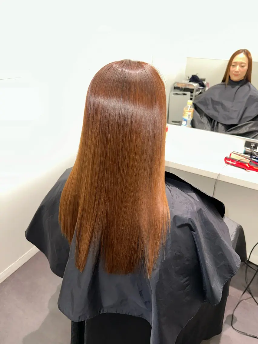 セミロング 美髪特化✨ 伊織✨縮毛矯正✨のヘアスタイル