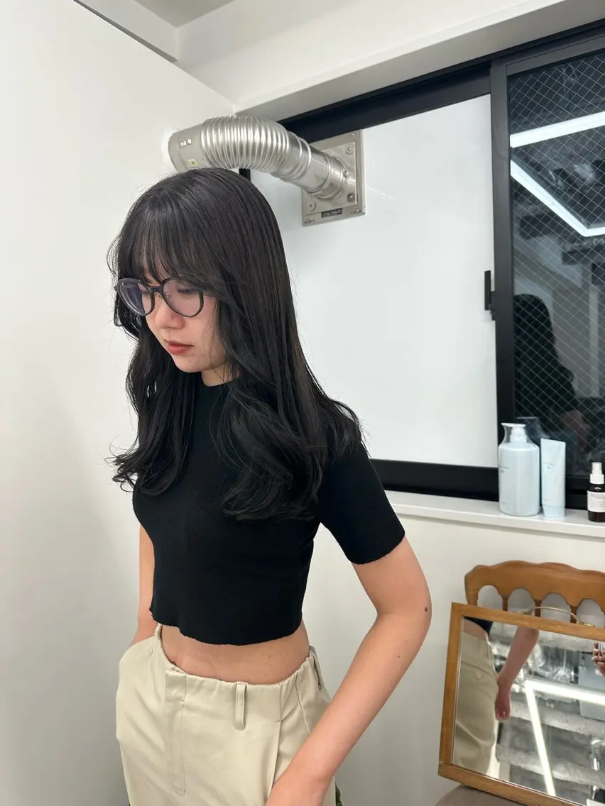 セミロング カラー キッズ オトナヘア🌸 harukaのヘアスタイル