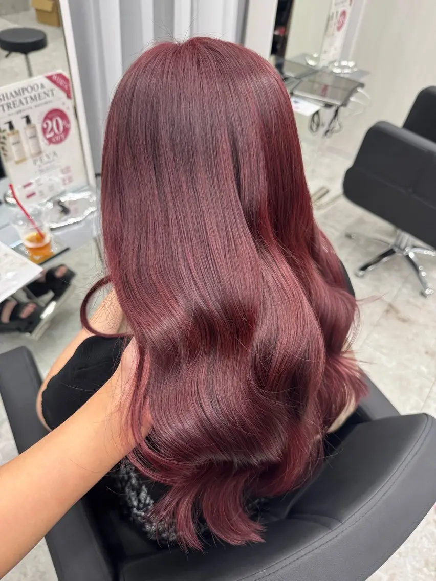 カラー りこ / 透明感カラー🎀🫧のヘアスタイル