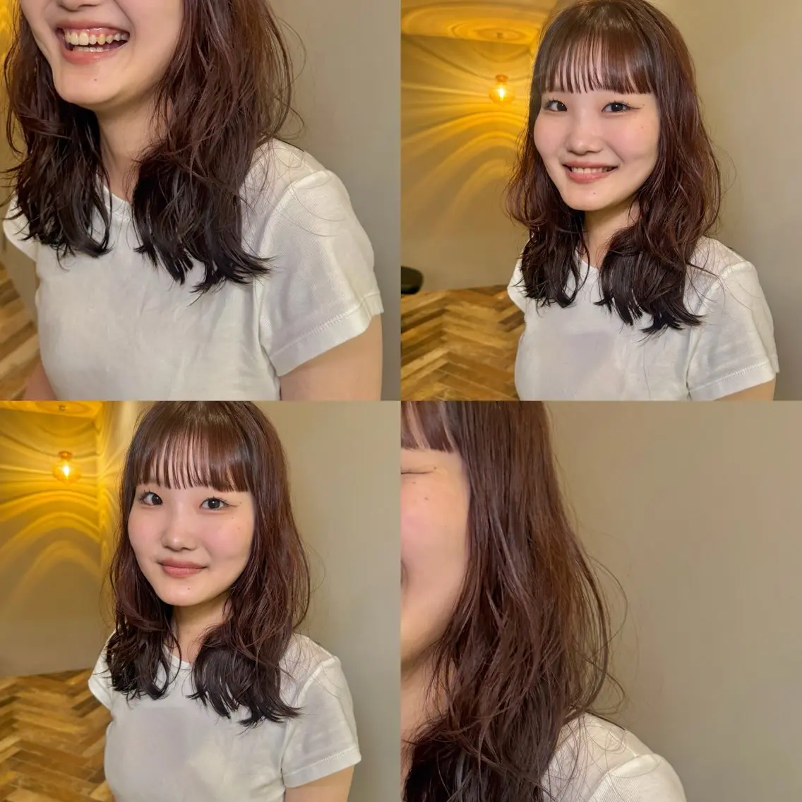 セミロング オレンジブラウン ヘアカラー 似合わせカラー/ 松岡茉和🐼🌈🌟のヘアスタイル