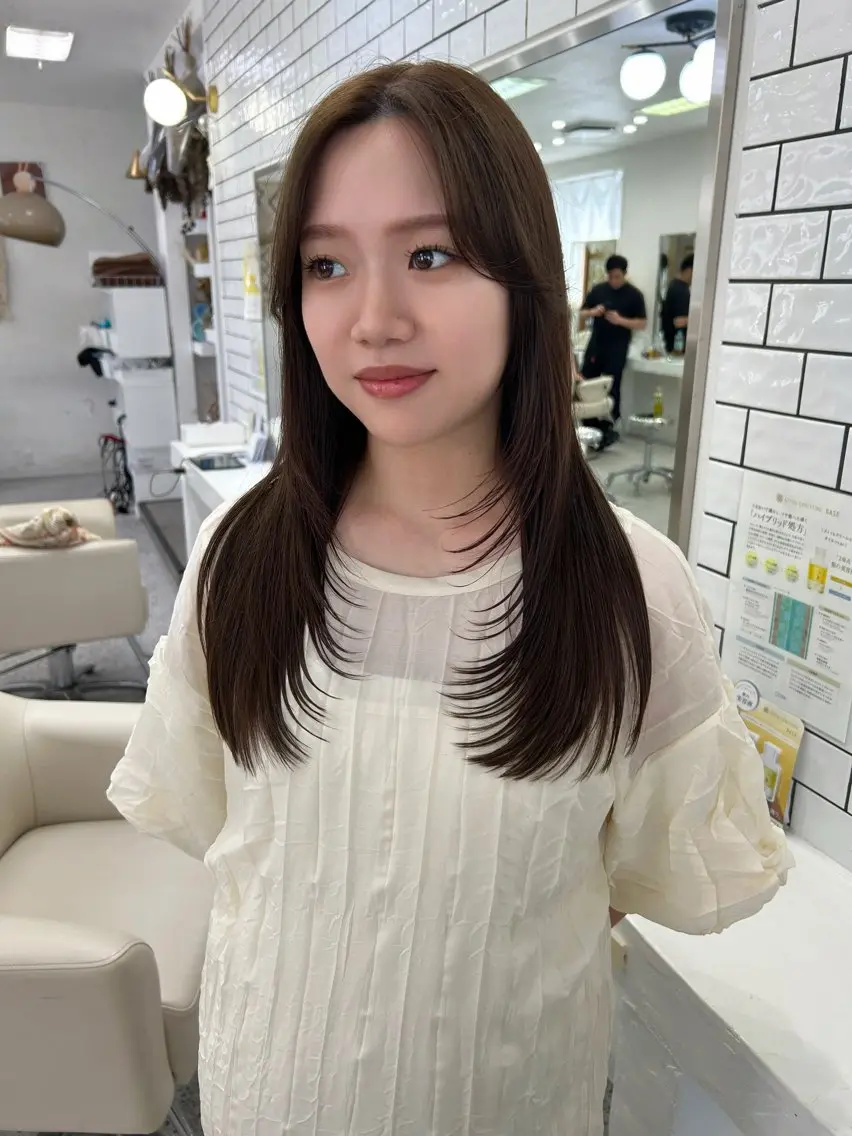 ロング カラー カット ヘアカラー 縮毛矯正 トリートメント LOMARLIE JURIAのヘアスタイル