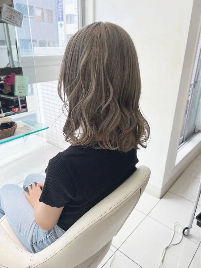 【当日予約🉑】カラー➕🎀オージュア2ステップ🎀トリートメントの写真