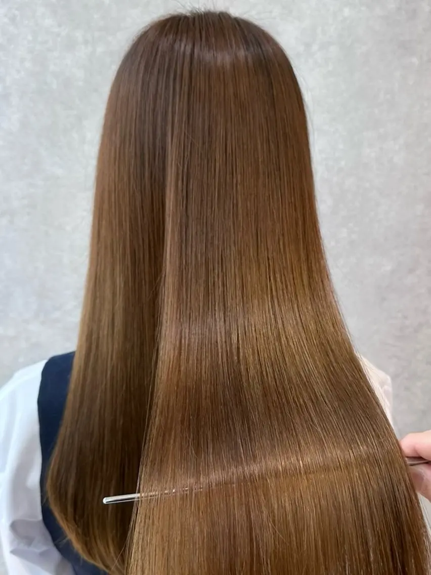 【カラーモデル募集】 💫 ブリーチなしで作る褒められワンカラー💫 ※ 平日夜限定★18時以降の写真