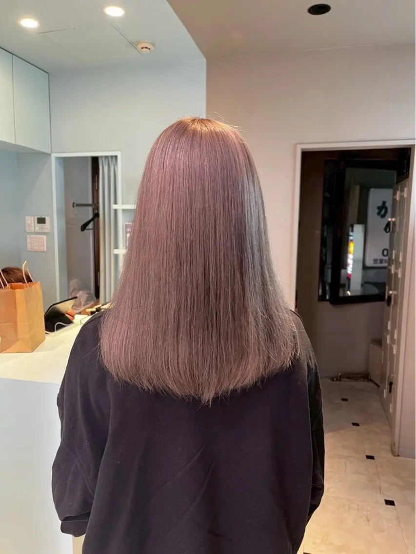 ロング カラー ヘアアレンジ 透明感艶カラー♠️ TAKUMIのヘアスタイル