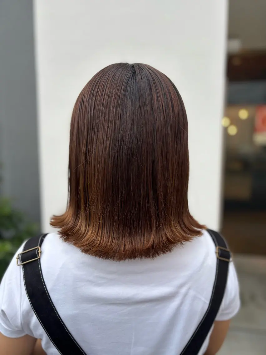 ミディアム トリートメント 落海 風花のヘアスタイル