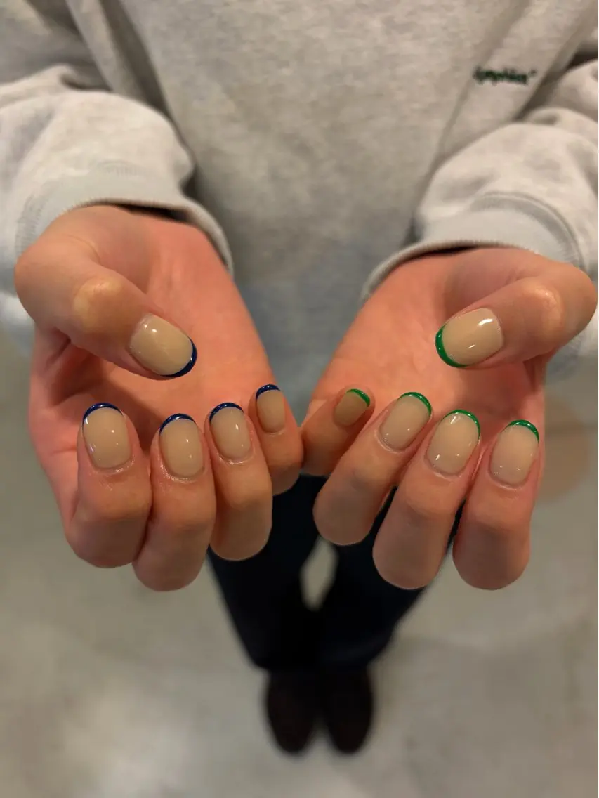ネイル フレンチネイル Hi,nail mahoのネイルデザイン