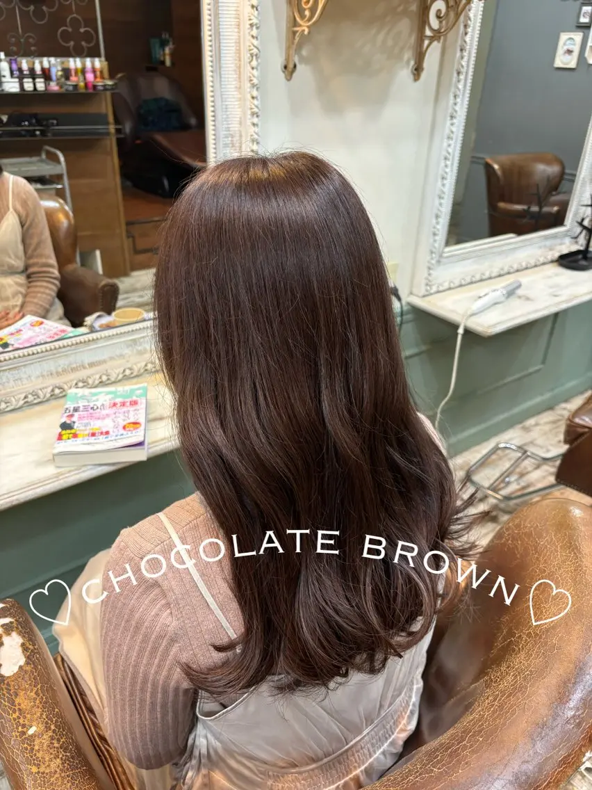 ロング カラー 黒髪 ケアカラー ダブルカラー カット ヘアカラー トリートメント 🍒桜井 優華🍒のヘアスタイル