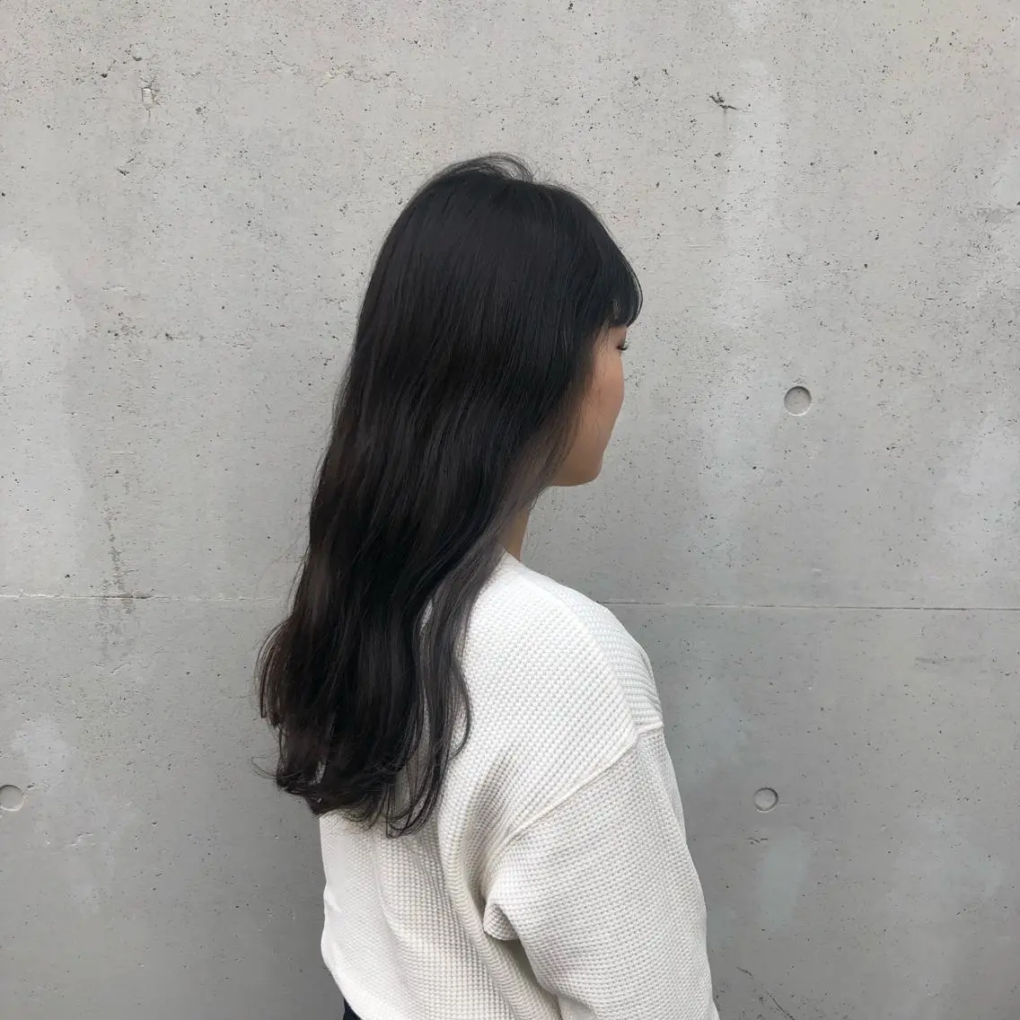 ロング カラー ブリーチ 透明感カラー グレージュ カット ヘアカラー トリートメント 酸性縮毛矯正🧴韓国 レイヤー/髪質改善のヘアスタイル
