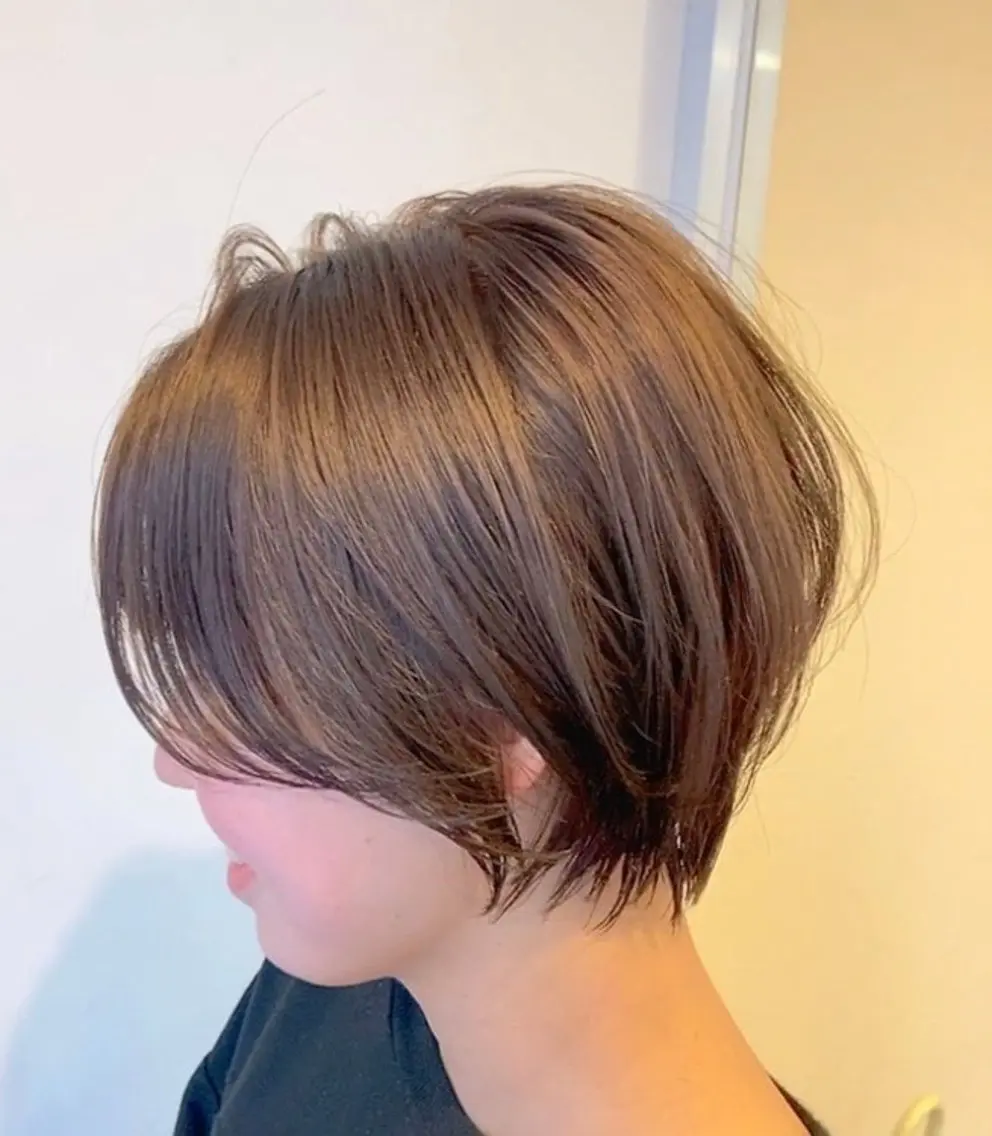 ショート 似合わせカット ショートヘア NOSH七隈 / 艶 髪質改善/ヘッドスパのヘアスタイル