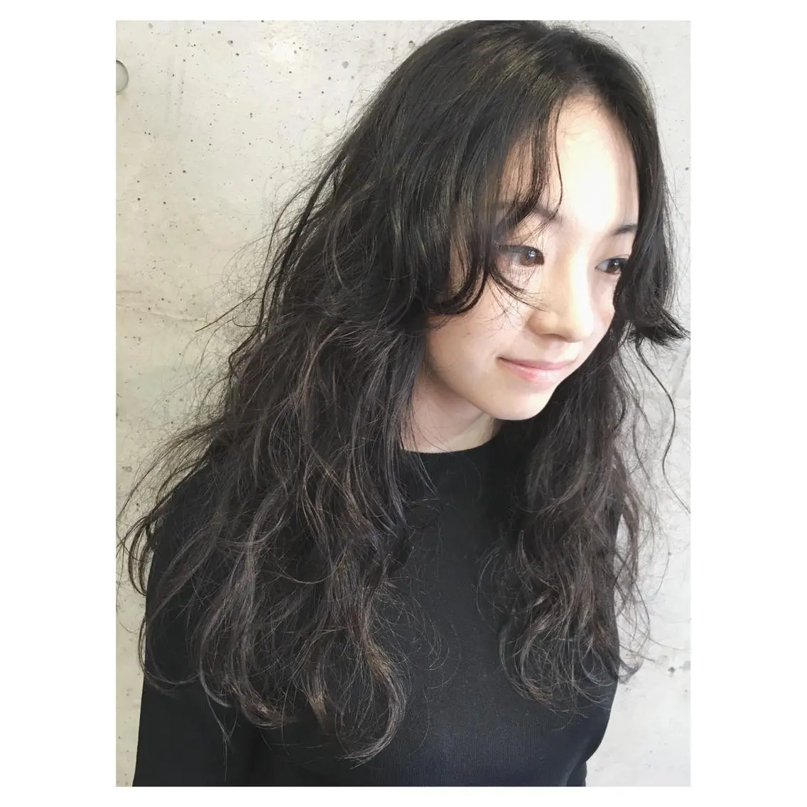 ロング パーマ デジタルパーマ センスをお届けします 大谷将生infpのヘアスタイル