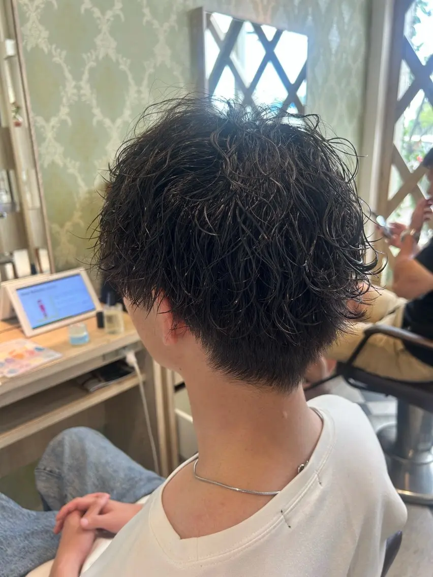 【メンズデザインカット】+炭酸泉+眉カットの写真