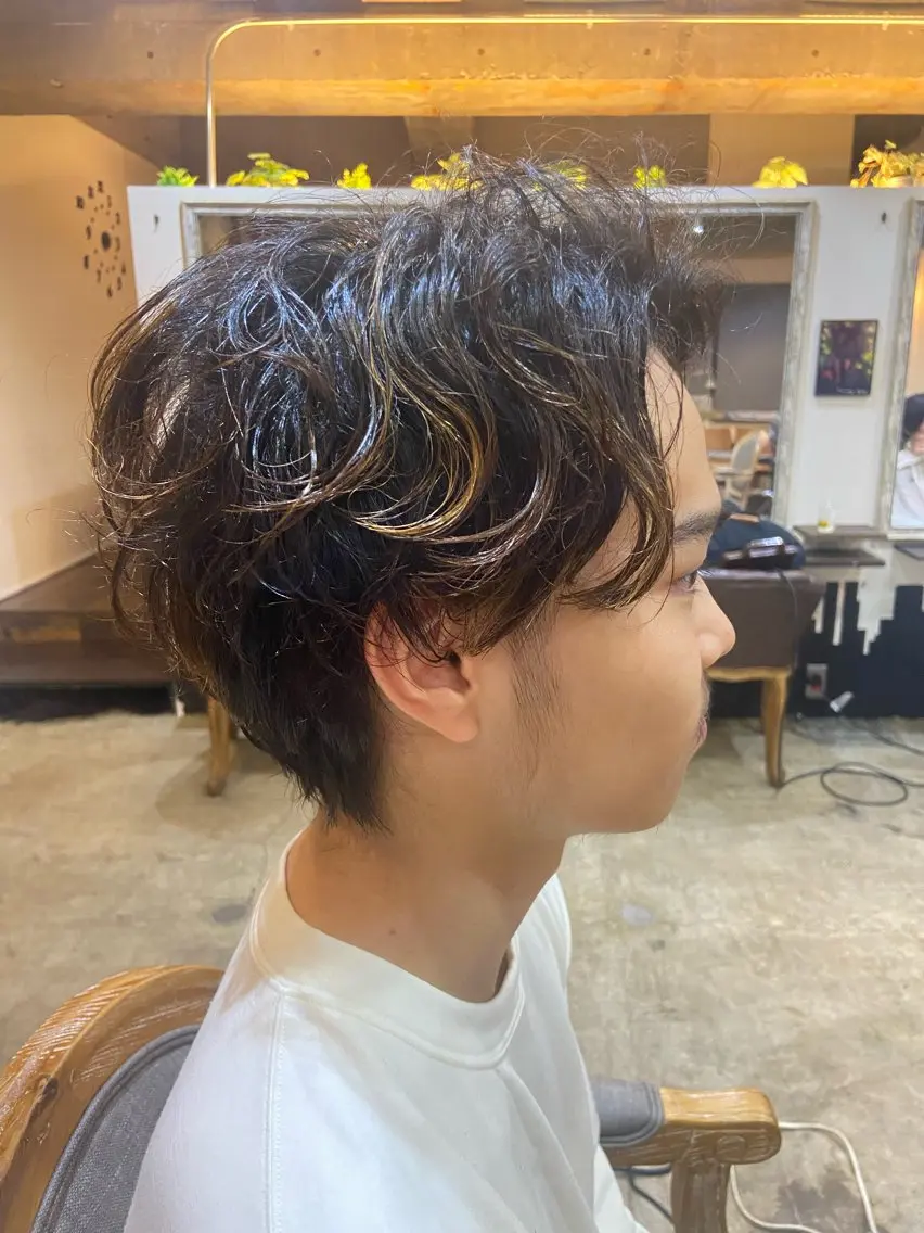 ショート メンズ 岡本 蓮太のヘアスタイル
