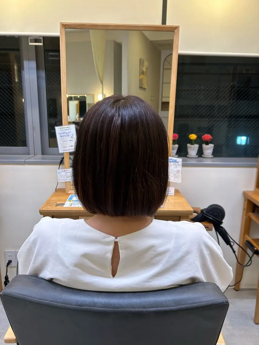 ミディアム ボブ 村上 一葉のヘアスタイル