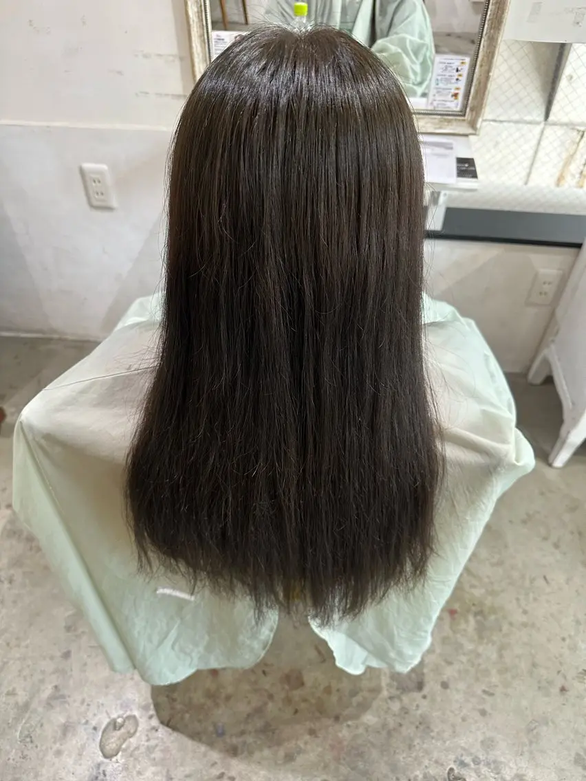 セミロング カラー ヘアカラー 赤熊 咲良 🦔ྀིのヘアスタイル