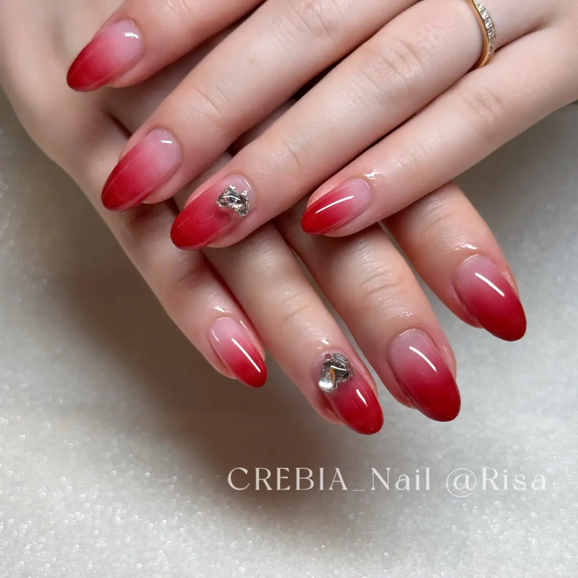 ネイル グラデーション ハンドネイル CREBIA Nailのネイルデザイン