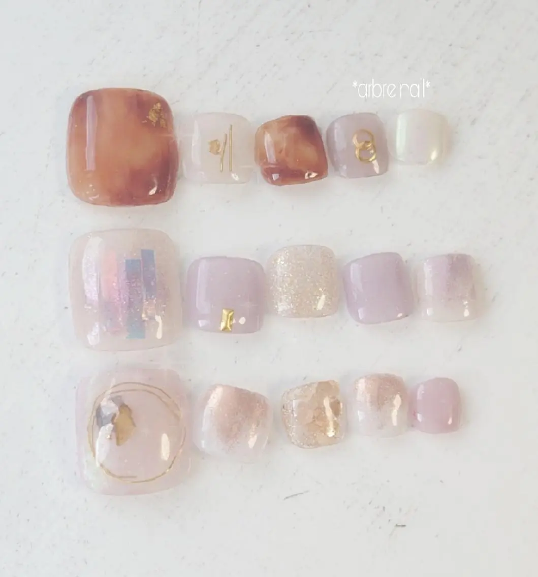 ネイル フットネイル ✯.。 arbre  nail 。✯.のネイルデザイン