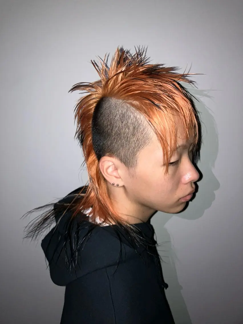 ショート カラー ヘアカラー backbocker YUHOのヘアスタイル
