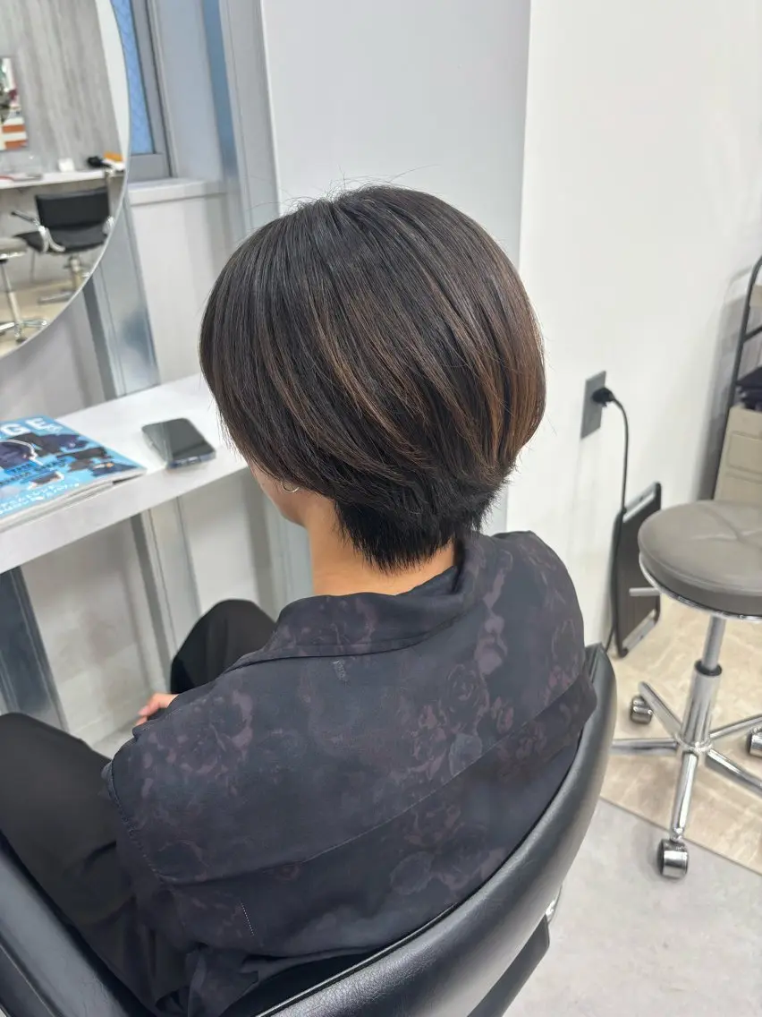 パーマ ストレートパーマ りお🎀韓国🫧カラ ーモデル募集中のヘアスタイル