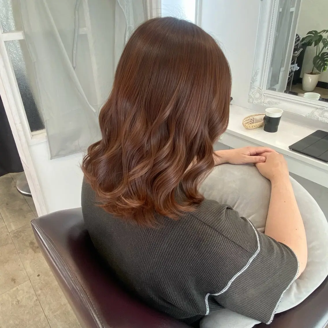ミディアム カラー ヘアカラー 𝑆𝐴𝑂𝑅𝐼 /大森🪞🎀のヘアスタイル