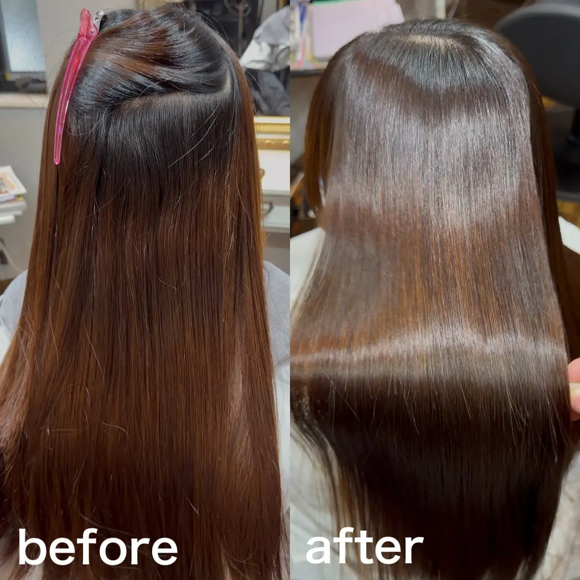 ロング 伸ばしかけ 髪質改善 縮毛矯正 縮毛矯正 トリートメント BLOOM柏 Kazuのヘアスタイル