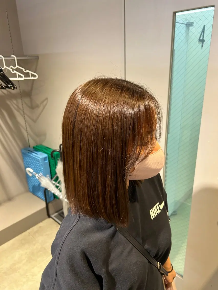 カラー パーマ ヘアアレンジ メンズ 🥯縮毛/レイヤー/ ベージュヘア🥯のヘアスタイル
