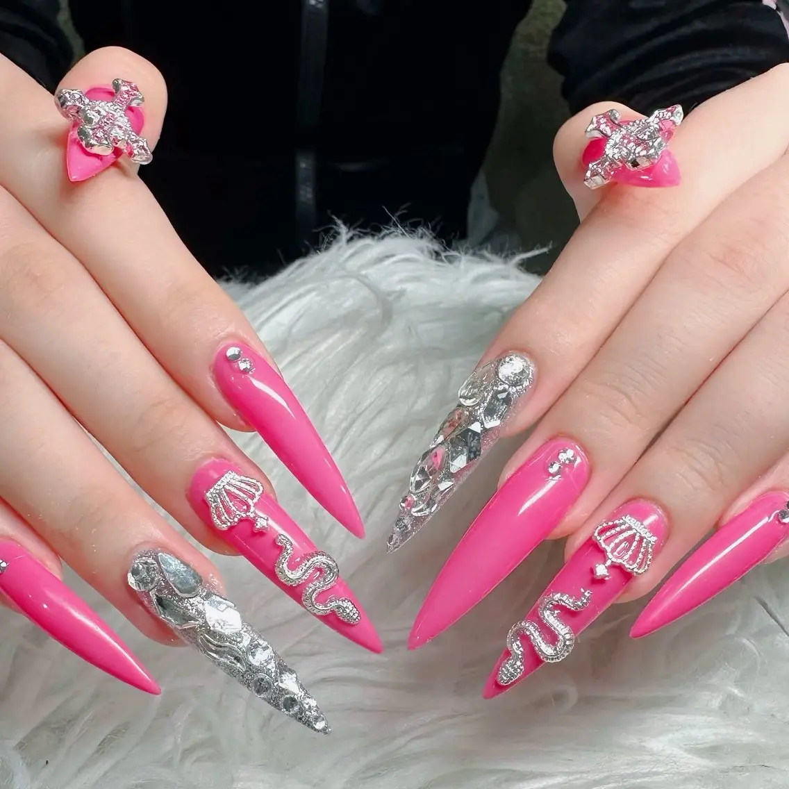 ネイル フットネイル フレンチネイル グラデーション 韓国ネイル ロングネイル ハンドネイル Hani Nail Salonのネイルデザイン