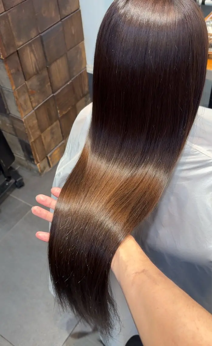 【当日予約◎】透明感ヘアカラー✨️ 前処理トリートメント+marbb(マーブ)付🫧の写真