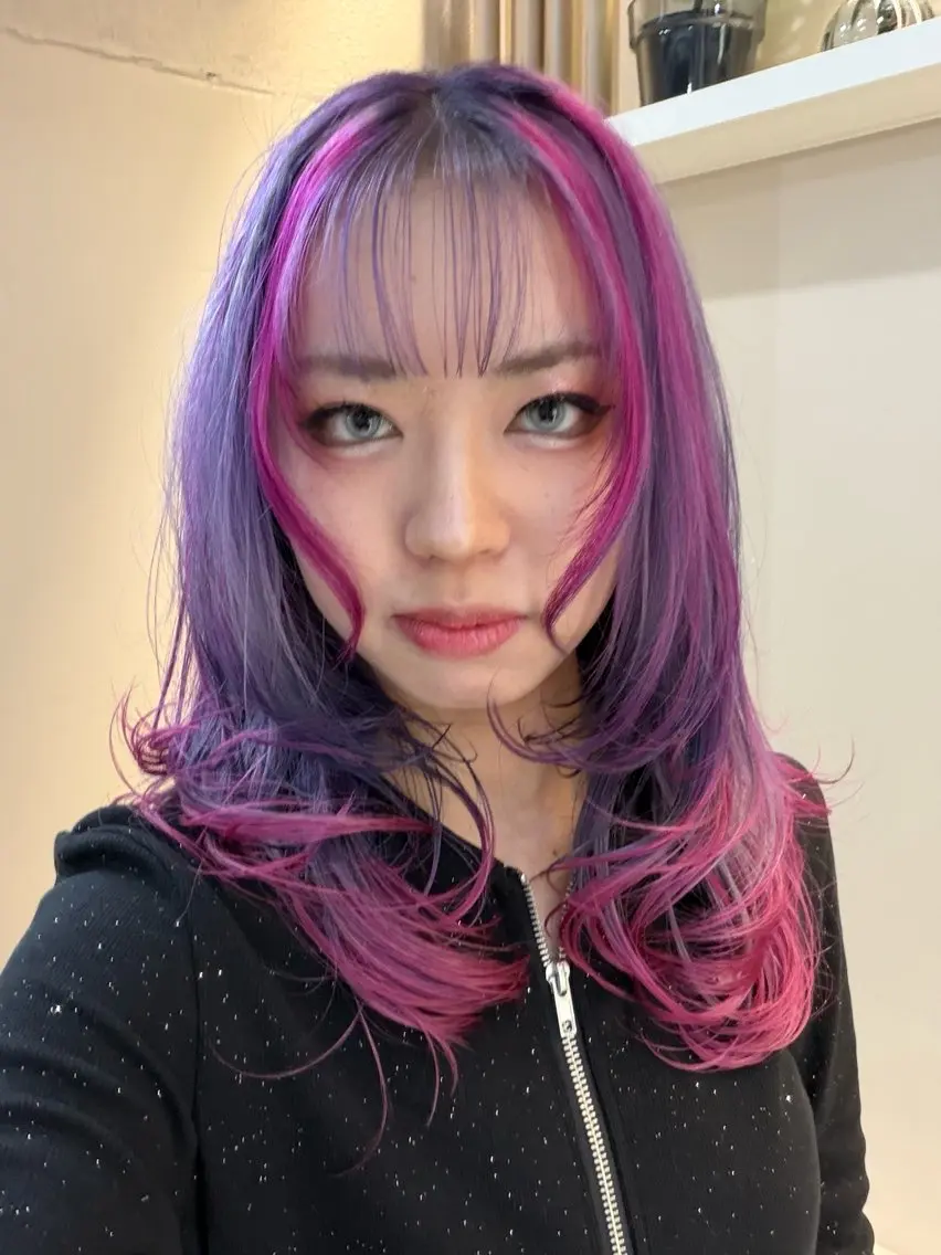 セミロング ヘアカラー 【公式】amble luxe池袋東口🩷のヘアスタイル