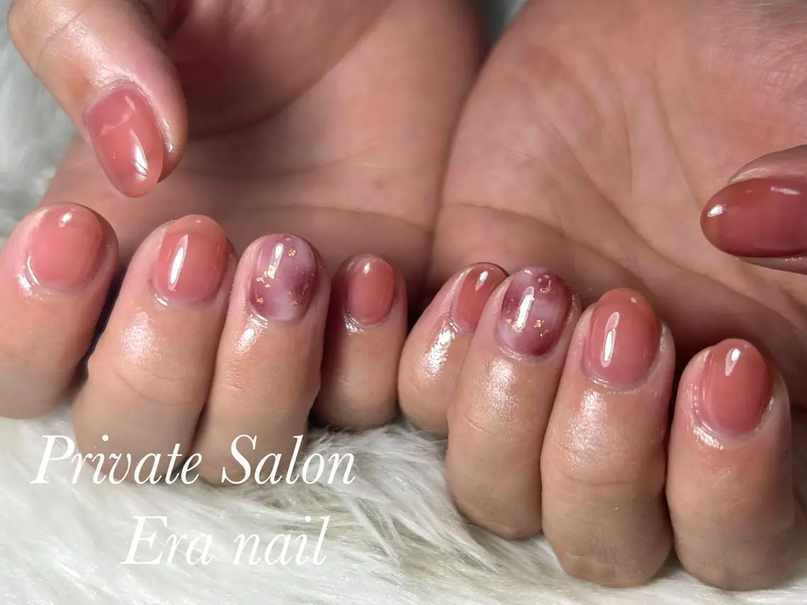 ネイル ニュアンスネイル ハンドネイル Era nailのネイルデザイン