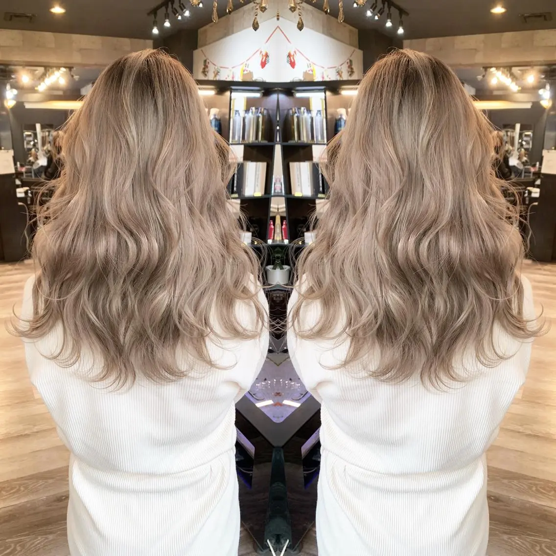 ロング カラー ヘアカラー 【KIRA 代表】 TATSUYAのヘアスタイル