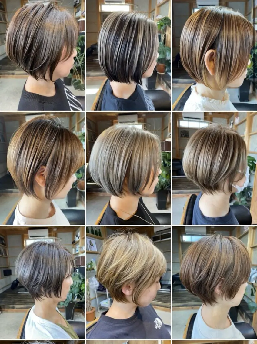 ショート ボブ Okazaki Tatsuyaのヘアスタイル