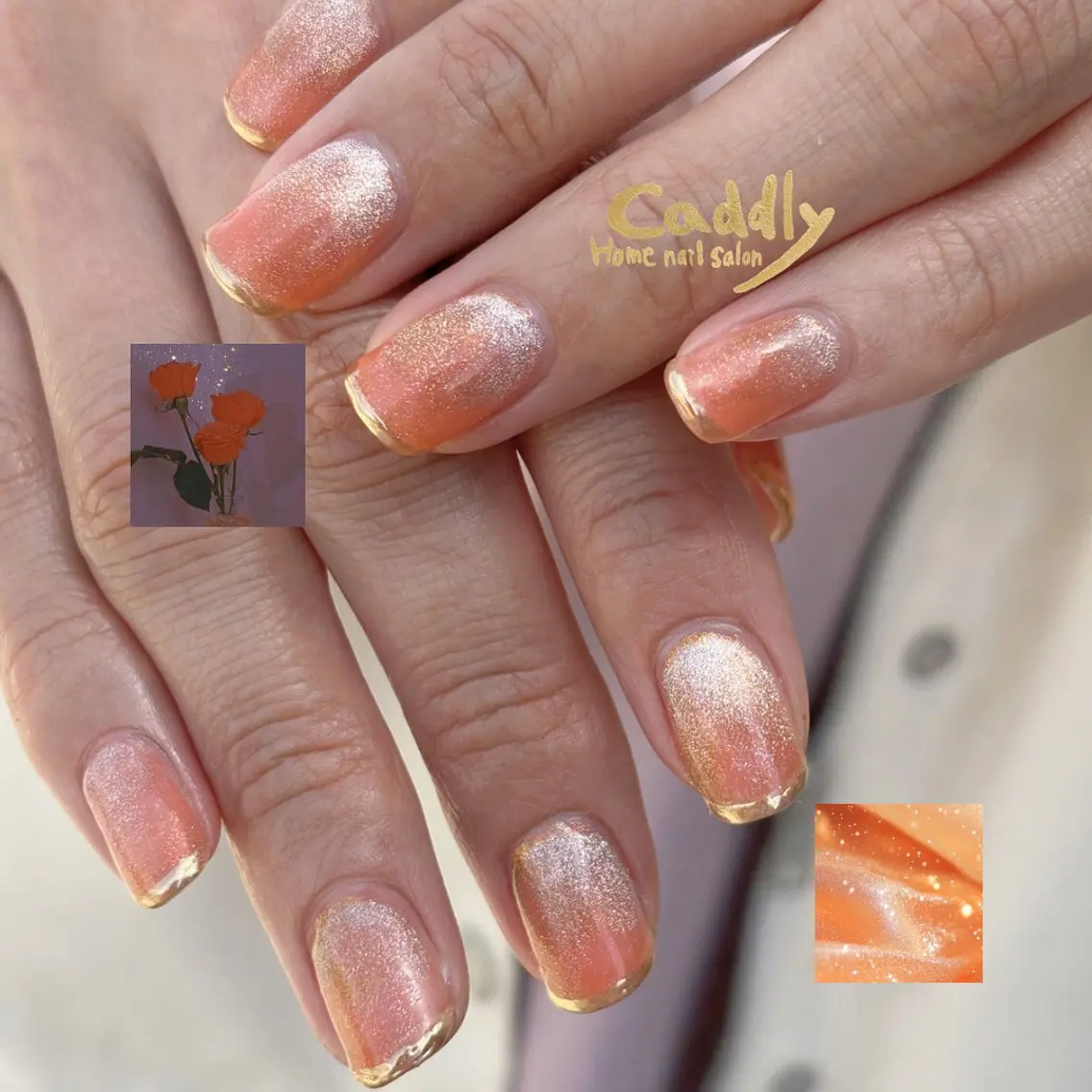ネイル 持ち込み ハンドネイル caddly naoのネイルデザイン