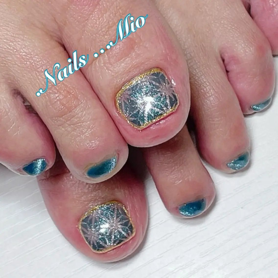 ネイル アートネイル フットネイル ジェルネイル マグネットネイル .Nails Mio 赤羽西ネイルサロンのネイルデザイン