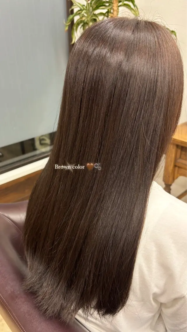 カラー ブラウンカラー ヘアカラー 小島華未/ ヘアカラー/髪質改善のヘアスタイル