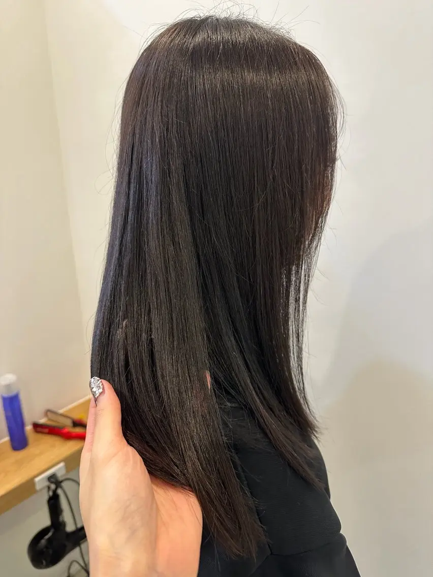 セミロング カラー カット ヘアカラー トリートメント レイヤー/ヘアセット 💐nao.のヘアスタイル