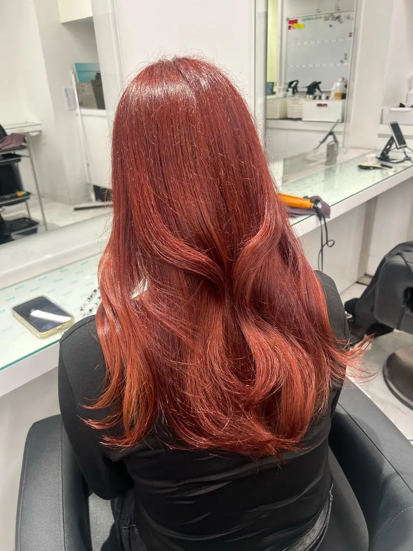 カラー ヘアカラー トリートメント ブリーチなし透明感 💗RYOTAのヘアスタイル