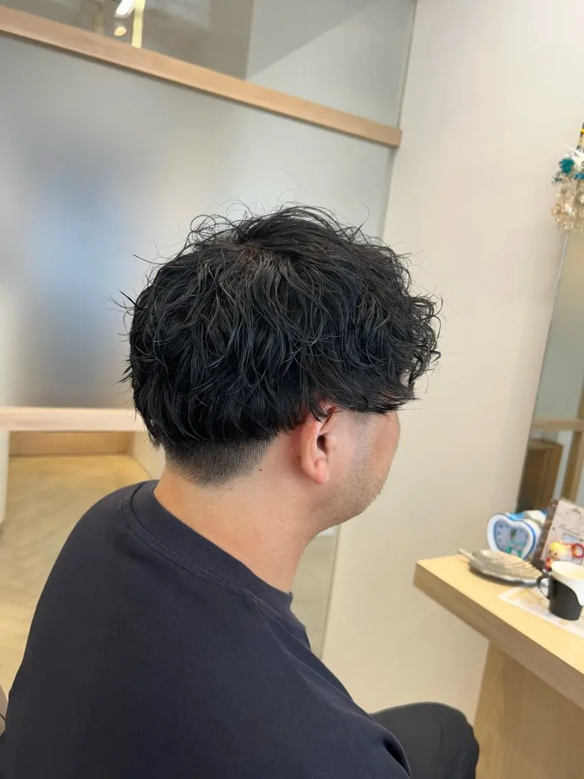 メンズ メンズパーマ カット パーマ トリートメント 🍀秋山 桃子🍀のヘアスタイル
